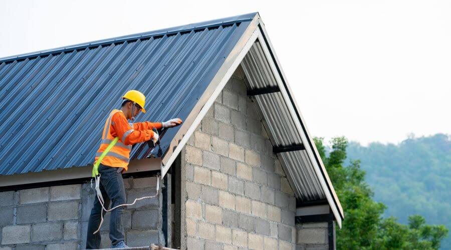 Professional metal roof installation in Winterset, IA